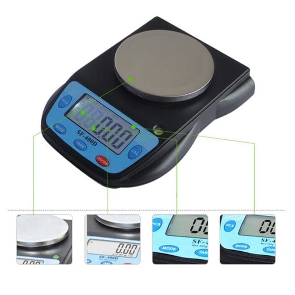 500G 0.01Gram D Lcd Dijital Hassas Terazi (K0) - Görsel 4