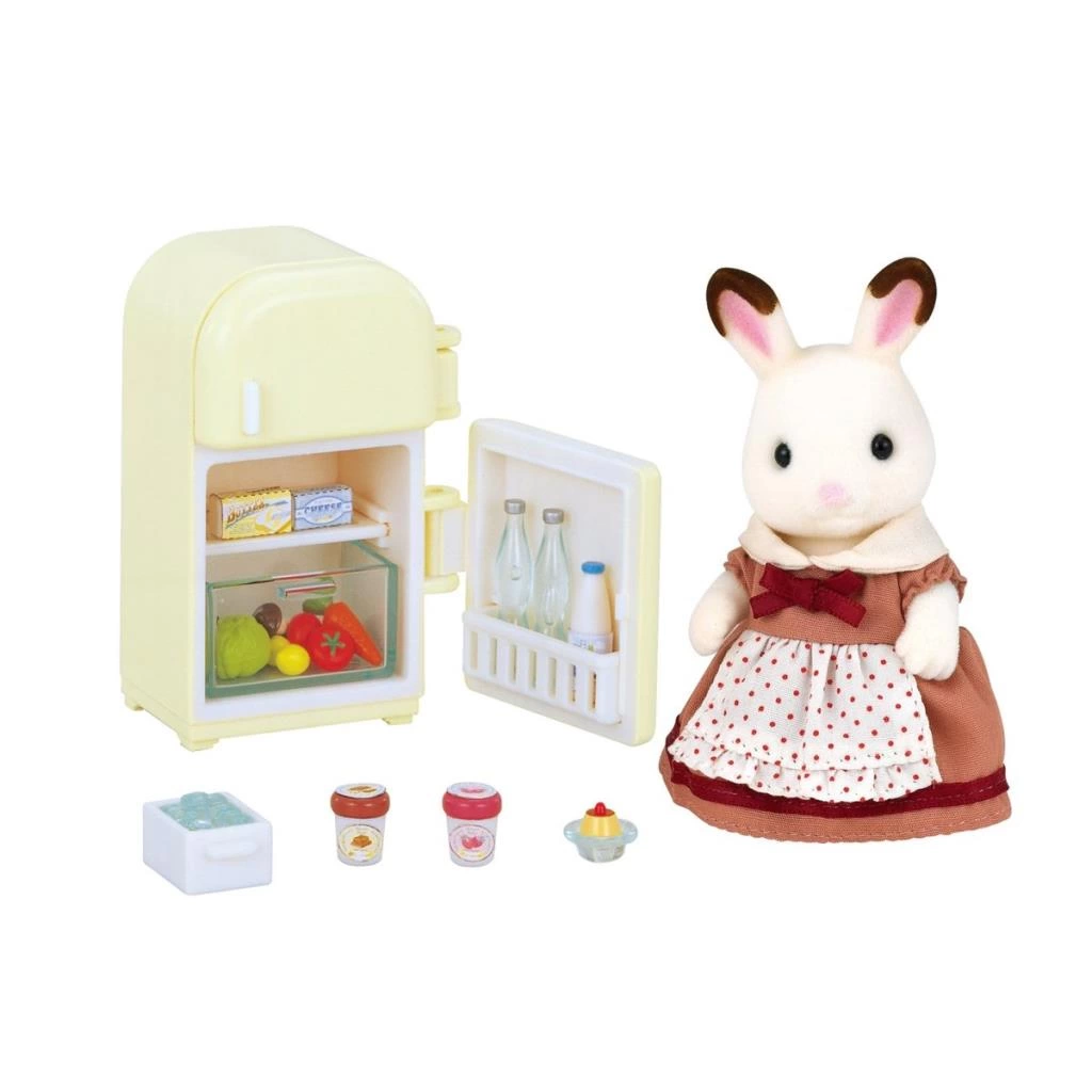 5014 Sylvanian Families, Çikolata Kulaklı Tavşan Anne ve Buzdolabı, +3 yaş - Görsel 2