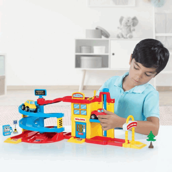 Çocuk 5152 Otopark Oyun Seti -Dolu - Görsel 3