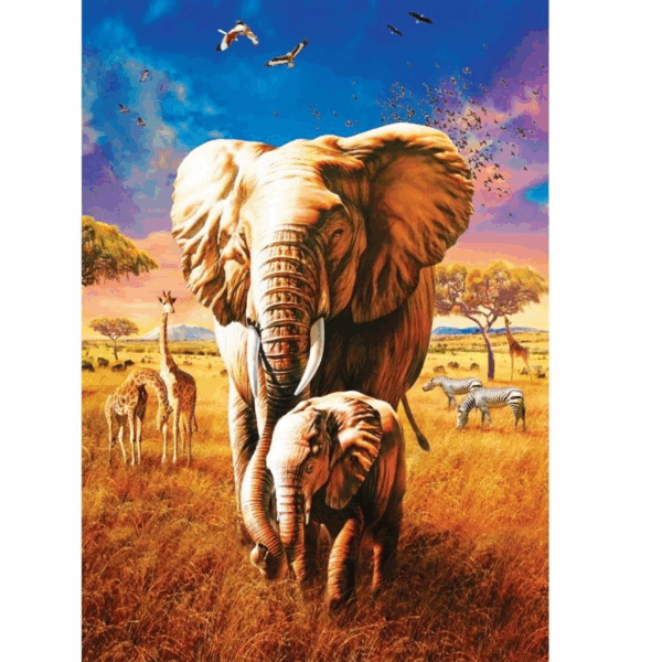 5204  Puzzle, Anne Fil 1000 Parça Puzzle - Görsel 2