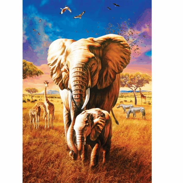 5204  Puzzle, Anne Fil 1000 Parça Puzzle - Görsel 4