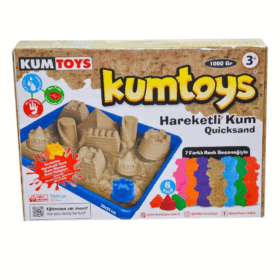 Çocuk 5329 Kumtoys, Hareketli Kum Seti 1000 gr / +3 yaş