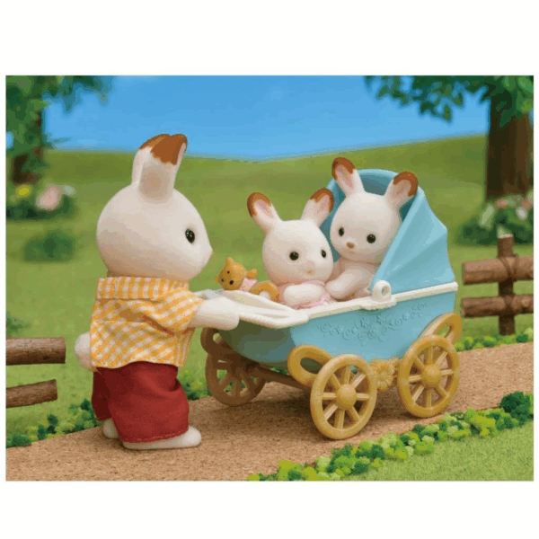5432 Sylvanian Families, Çikolata Kulaklı İkiz Tavşan Bebek, +3 yaş - Görsel 3