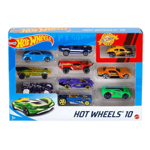Çocuk 54886 Hot Wheels 10'lu Araba Seti - Karışık Asorti  - Erkol Özel Kampanya Fiyatı - Görsel 3
