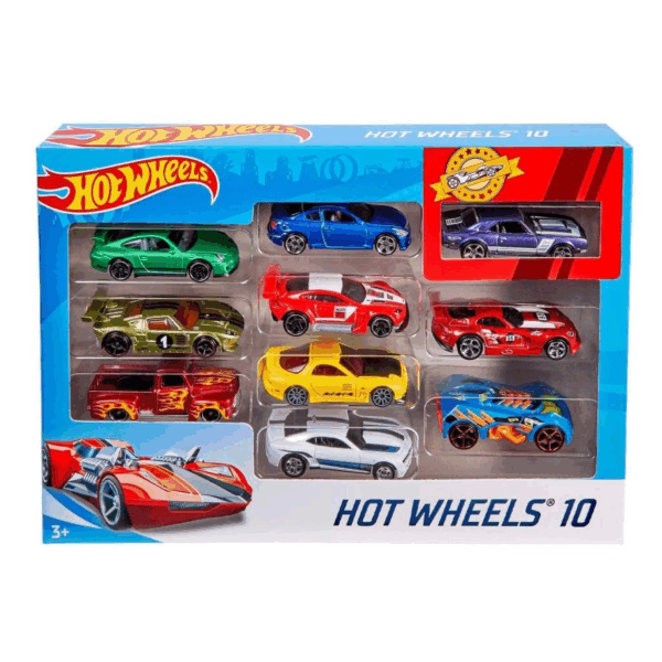 Çocuk 54886 Hot Wheels 10'lu Araba Seti - Karışık Asorti  - Erkol Özel Kampanya Fiyatı - Görsel 5