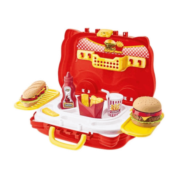 Çocuk 564 BY Toys, BBQ - Hamburger Seti Valiz / +36 ay - Görsel 2
