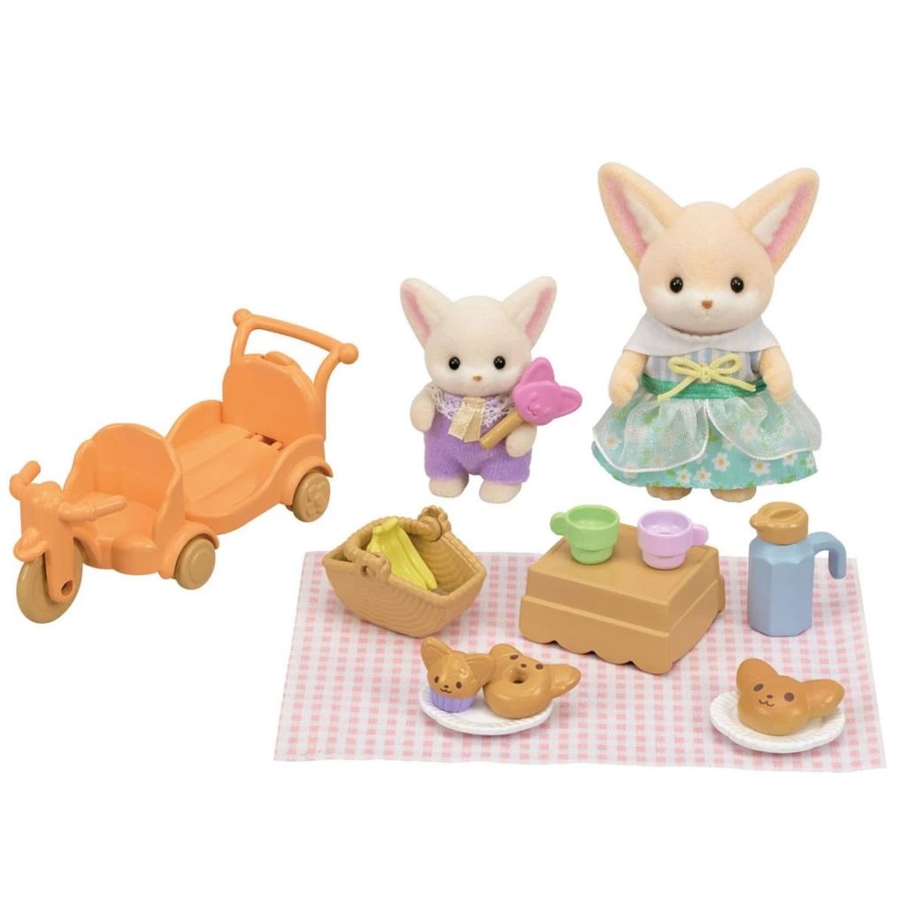 5698 Sylvanian Families Tilki Kız ve Bebekli Piknik Seti +3 yaş - Görsel 2