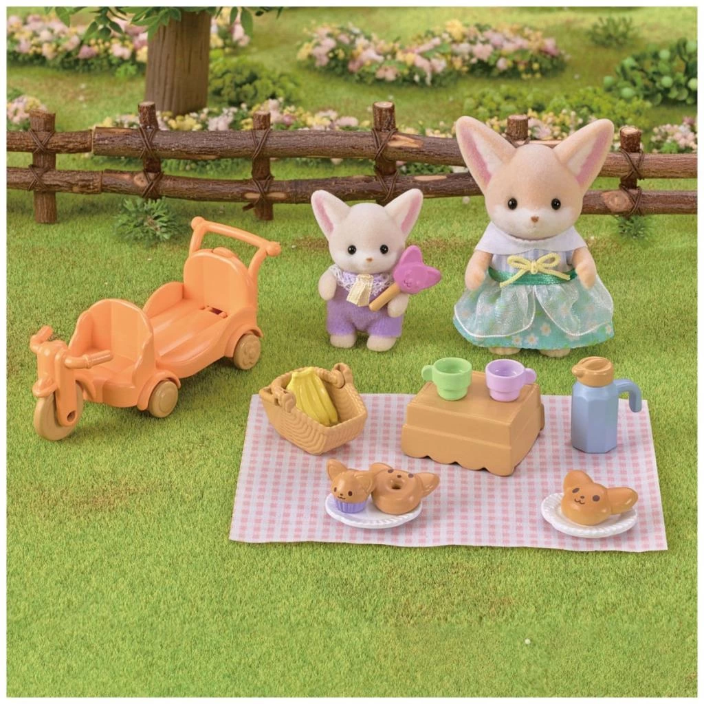 5698 Sylvanian Families Tilki Kız ve Bebekli Piknik Seti +3 yaş - Görsel 3