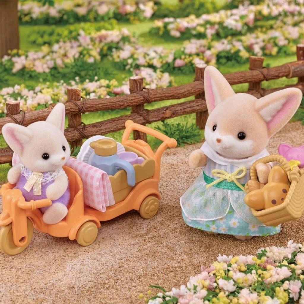5698 Sylvanian Families Tilki Kız ve Bebekli Piknik Seti +3 yaş - Görsel 4