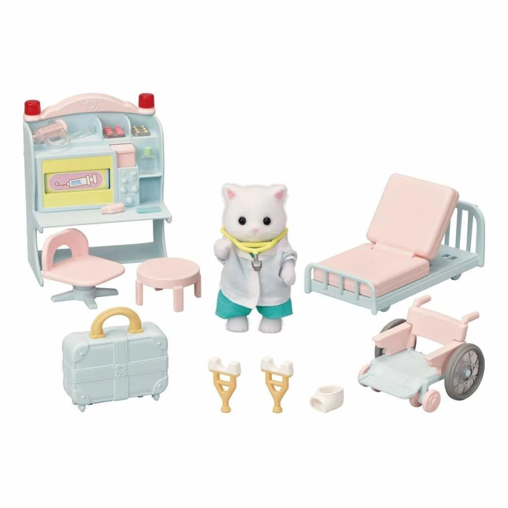 5705 Sylvanian Families Kasaba Doktoru Başlangıç Seti (1 figür dahildir) +3 yaş - Görsel 2