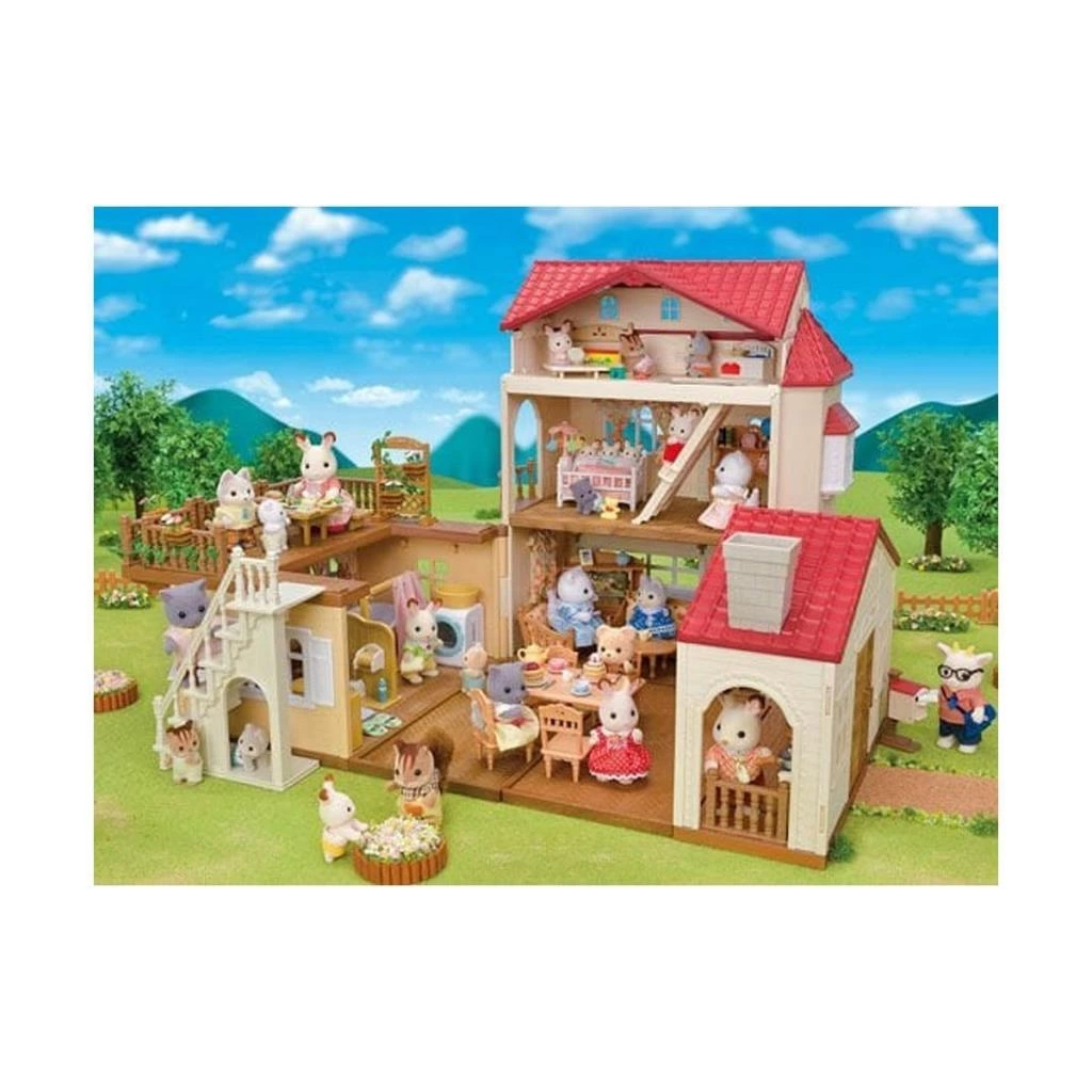 5708 Sylvanian Families Işıklı Şehir Evi ( Gizli Oyun Odalı) +3 yaş - Görsel 3