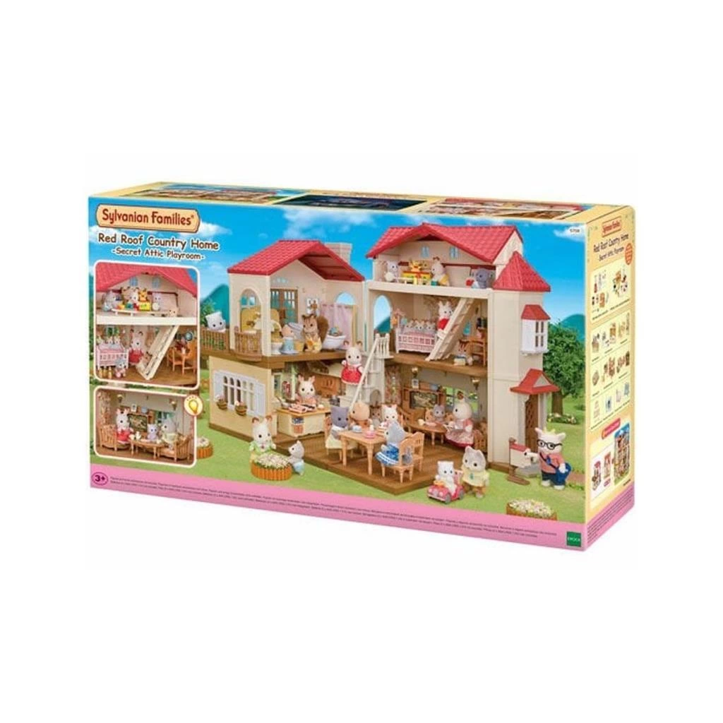 5708 Sylvanian Families Işıklı Şehir Evi ( Gizli Oyun Odalı) +3 yaş - Görsel 4