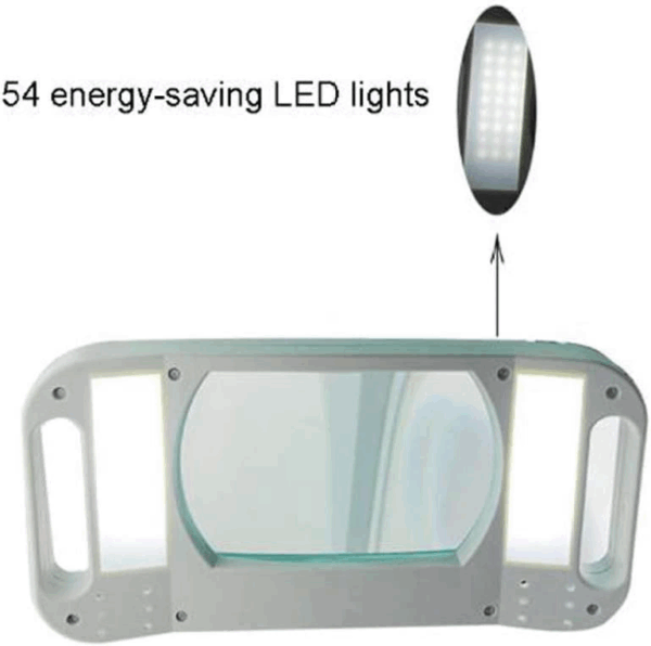 5x 10x Büyüteç  Led Işıklı Süper Parlak Enerji Tasarruflu  Masa Lambası Lt861 - Görsel 4