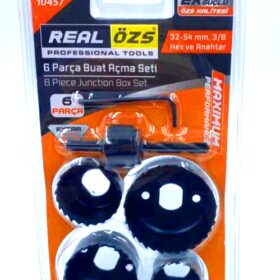 6 PARÇA  BUAT AÇMA PANÇ SETİ 38-54MM- 3/8 HEX - ANAHTAR (K0)