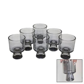 6 PARÇA CLOVER GREY CAM KASE BARDAK (K0)
