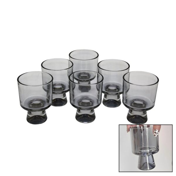 6 PARÇA CLOVER GREY CAM KASE BARDAK (K0)
