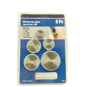 6 PARÇA MİNİ YUVARLAK TESTERE BIÇAKLARI 22---44MM (K0)