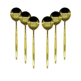 6 PCS GOLD YEMEK KAŞIK SETİ (K0)