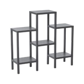 6 RAFLI - GRİ MODÜLER ÜNİTE PLASTİK 108x100x29 cm (K0)