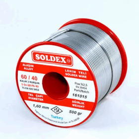 60-40 Lehim Teli 500 Gr 1.2 Mm - Sn:60 / Pb:40