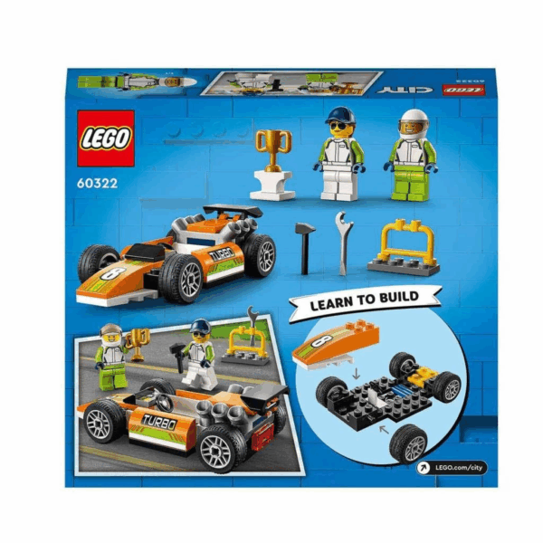 60322 ® City Yarış Arabası 46 parça +4 yaş Özel Fiyatlı Ürün - Görsel 3