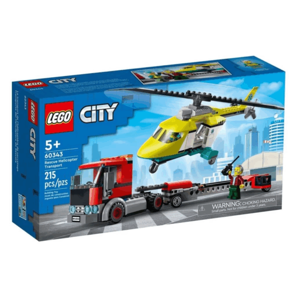 60343 ® City - Kurtarma Helikopteri Nakliyesi 215 parça +5 yaş