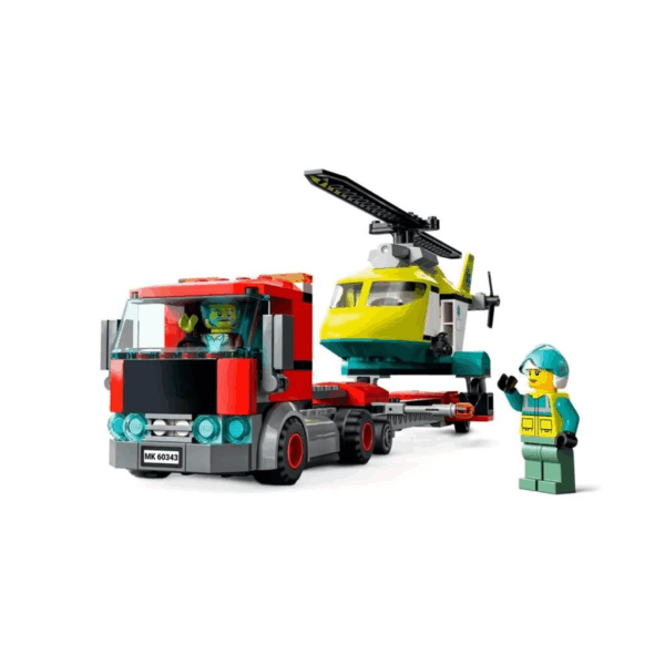 60343 ® City - Kurtarma Helikopteri Nakliyesi 215 parça +5 yaş - Görsel 3