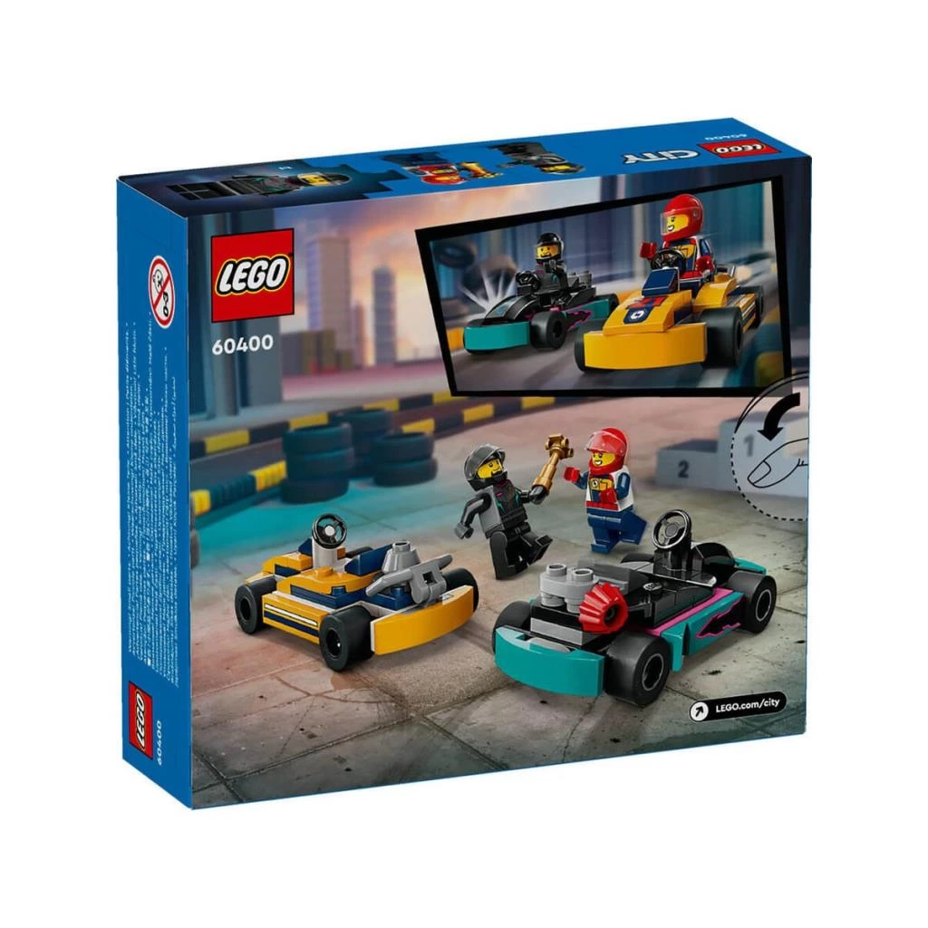 60400 ® City Go-Kart ve Yarış Sürücüleri 99 parça +5 yaş - Görsel 5