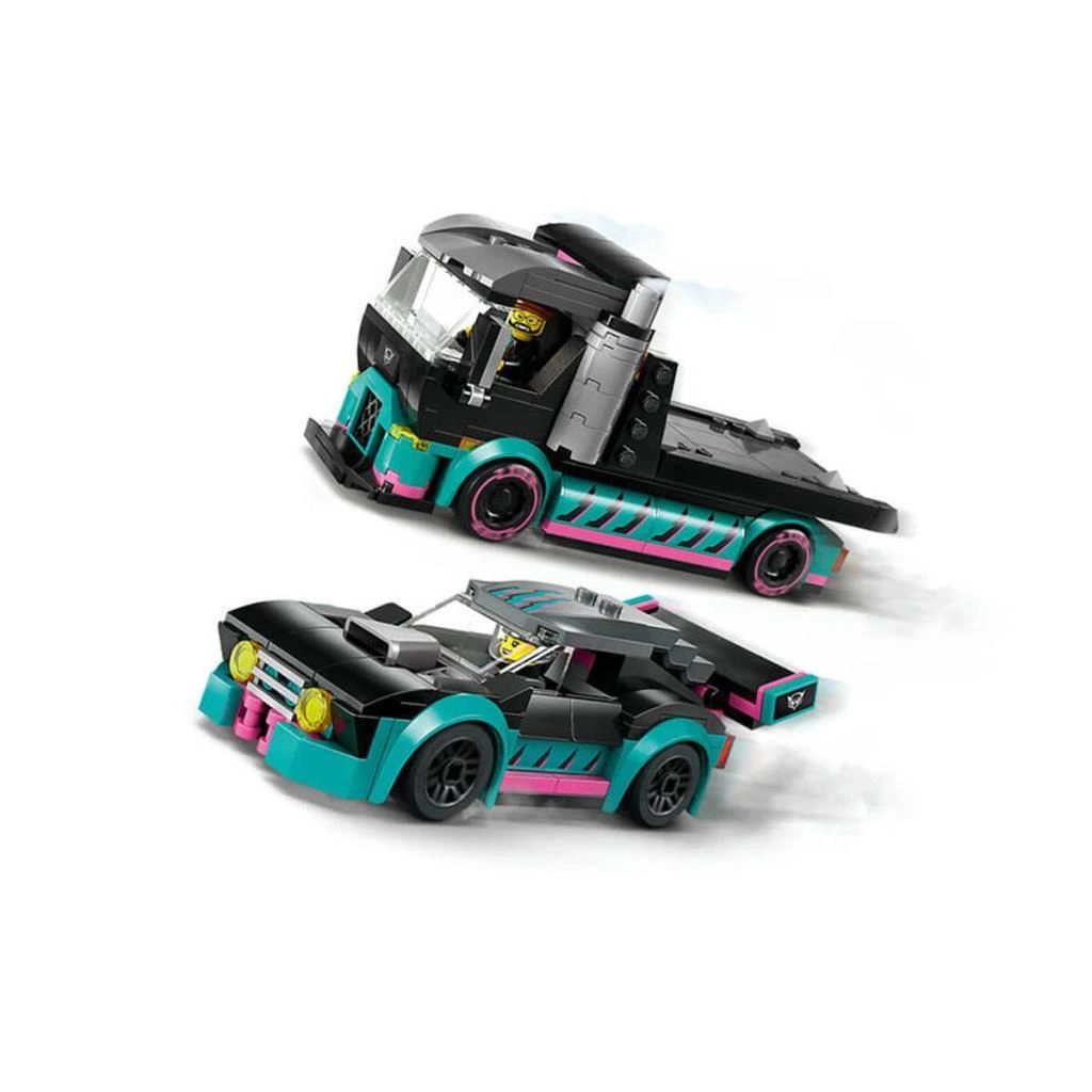 60406 ® City Yarış Arabası ve Araba Taşıyıcı Kamyon 328 parça +6 yaş - Görsel 3