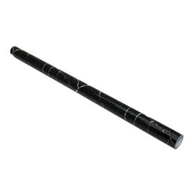 60CM - SİYAH MERMER TEZGAH ÜSTÜ YAPIŞKANLI ALÜMİNYUM FOLYO STİCKER (K0)