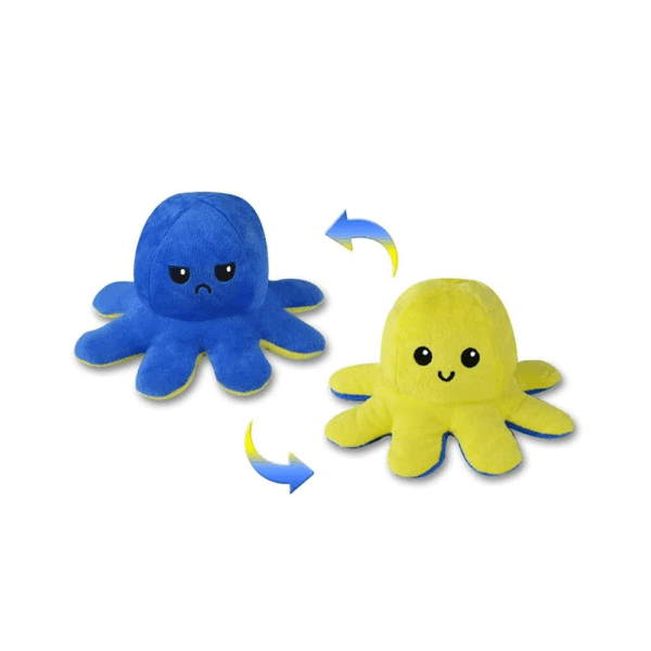 62054 Mood Değiştiren Peluş Ahtapot 20 cm 1 adet fiyatıdır - Görsel 3