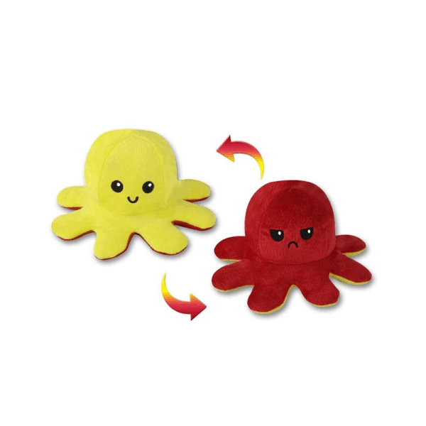 62054 Mood Değiştiren Peluş Ahtapot 20 cm 1 adet fiyatıdır - Görsel 4