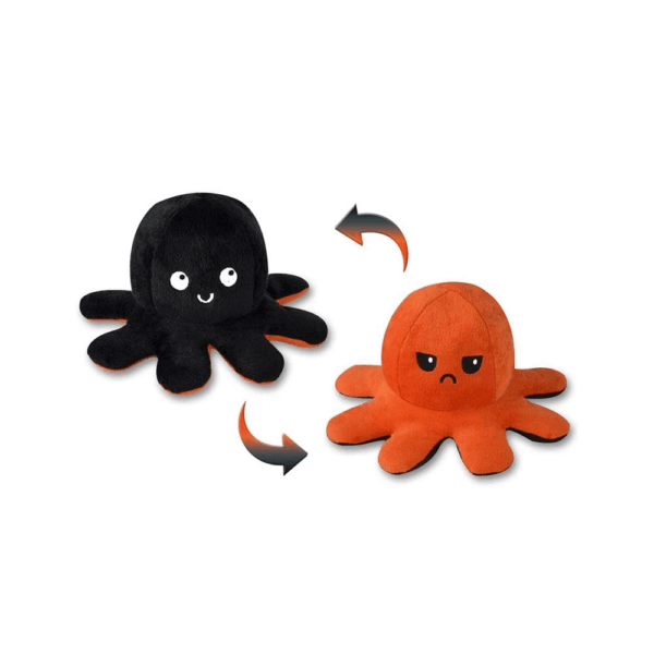 62054 Mood Değiştiren Peluş Ahtapot 20 cm 1 adet fiyatıdır - Görsel 5