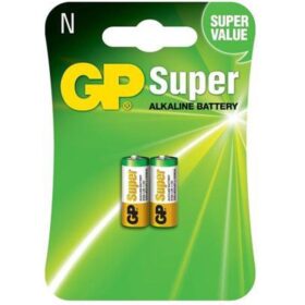 GP 910A LR1 (N) 1.5V ALKALİN KISA PİL 2Lİ PAKET (4172)