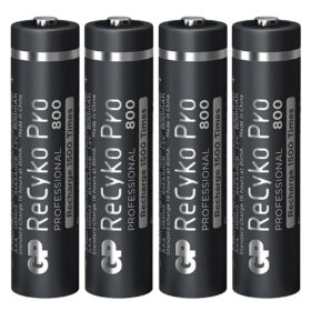 GP RECYKO PRO İNCE AAA 800 MAH ŞARJLI 4LÜ PİL GP85AAAHCB-2EB4 (GPRHCH83B205) (4172)