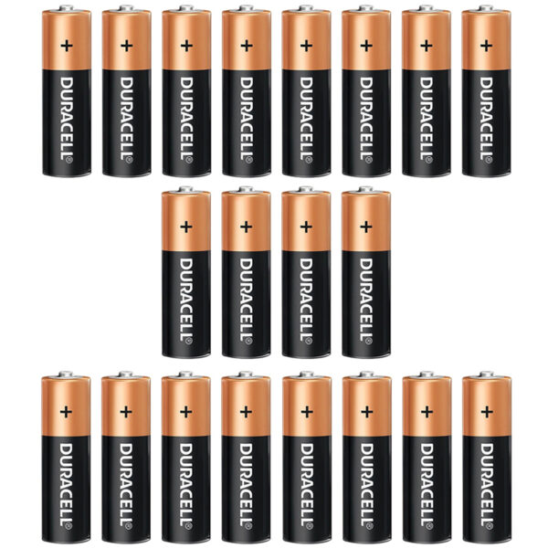 DURACELL LR6/MN1500 1.5V ALKALİN AA KALEM PİL 20Lİ KARTELA PAKET FİYAT (2Lİ YIRTMALI) (4172) - Görsel 2