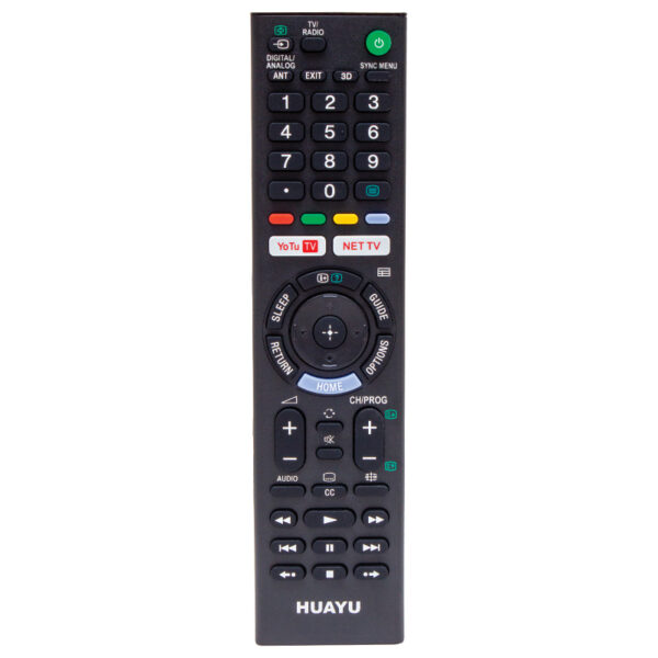 HUAYU KL RM-L1370 SONY YOUTUBE - NETFLIX TUŞLU LCD-LED TV BLİSTERLİ KUMANDA * RMT-TX202P (4172)