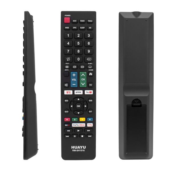 HUAYU KL RM-SH1516 SHARP NETFLIX- YOUTUBE- PRIME VIDEO TUŞLU UNIVERSAL LCD-LED TV KUMANDA (4172)