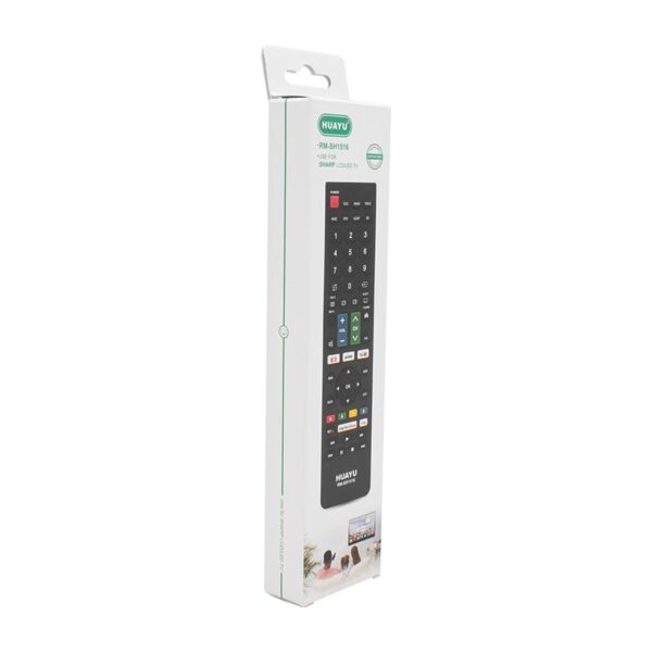 HUAYU KL RM-SH1516 SHARP NETFLIX- YOUTUBE- PRIME VIDEO TUŞLU UNIVERSAL LCD-LED TV KUMANDA (4172) - Görsel 2
