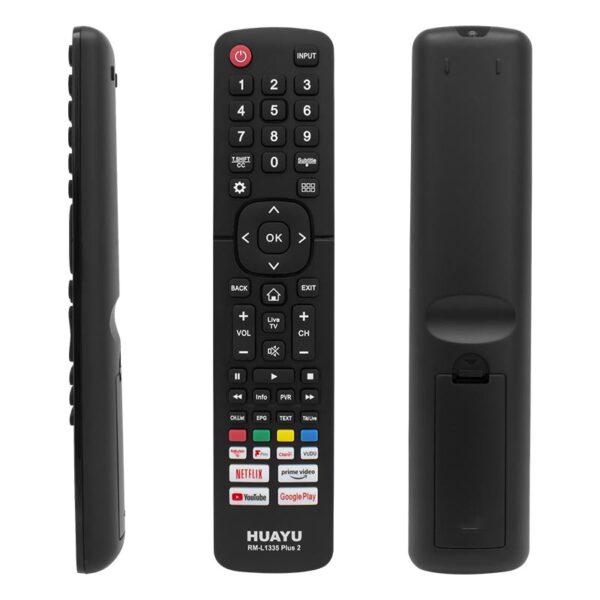 HUAYU RM-L1335 PLUS2 HISENSE NETFLIX-PRIME-YOUTUBE-RAKUTEN-GOOGLE PLAY-VUDU TUŞLU LCD LED TV KUMANDASI (4172)