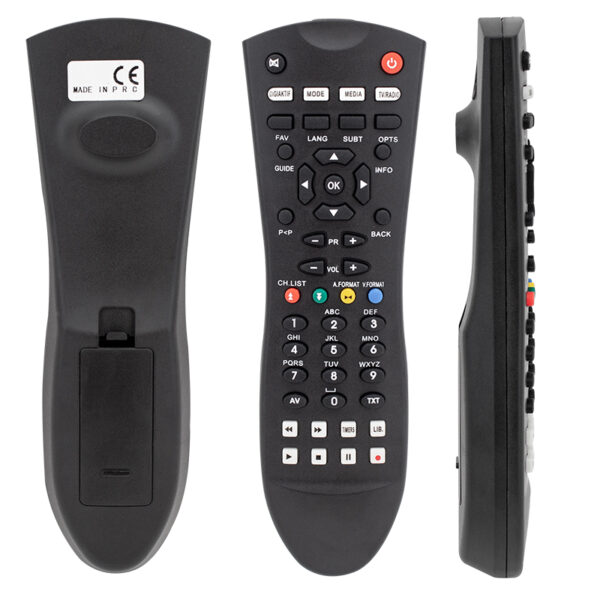 HERZ DIGITURK PLUS 8002 UYDU SİYAH OVAL KUMANDA (4172)