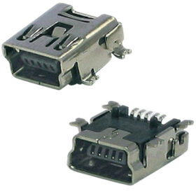 USB 5 PIN YATIK ŞASE MINI USB 5 PIN 90 (4172)