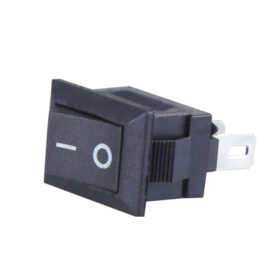 YÜKSELTİCİ ANAHTARI 2 PİN SİYAH 3A 250V (TK 91)  (IC-120) (4172)