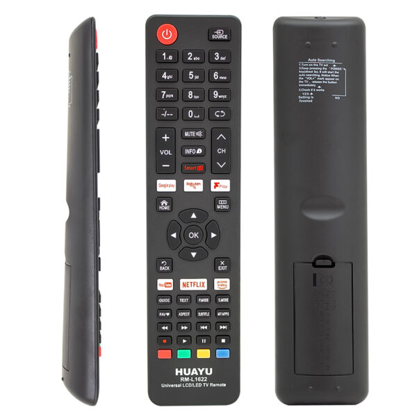 NETFLIX-YOUTUBE-GOOGLE PLAY TUŞLU UNIVERSAL LCD LED TV KUMANDA RM-L1622 (4172)