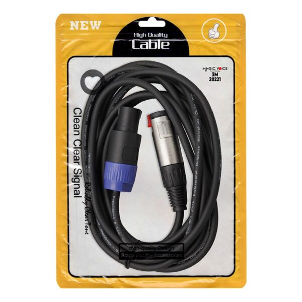 LD384 SPECON ERKEK - CANON DİŞİ ÇEVİRİCİ KABLO 3 METRE (4172) - Görsel 2