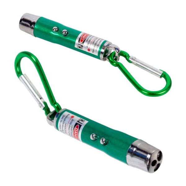 3IN1 KIRMIZI LASER POINT - PARA KONTROL VE EL FENERİ (4172)