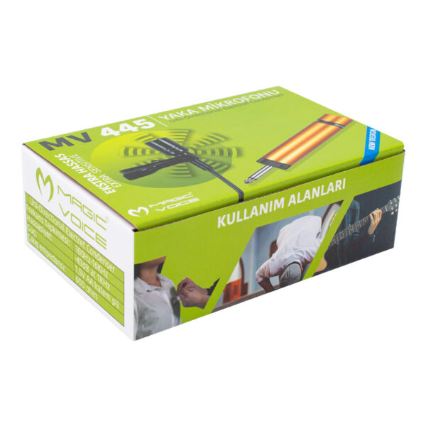 MAGICVOICE MV-445 600 OHM 5 METRE KABLOLU ÇANTALI YAKA MİKROFONU (4172) - Görsel 3