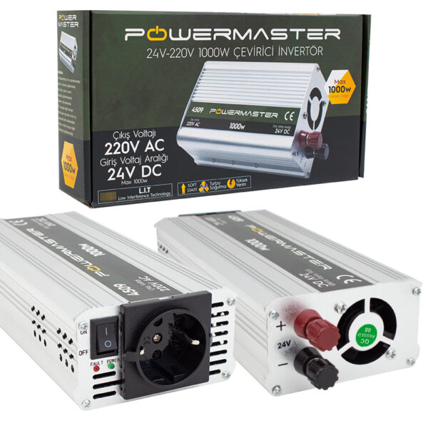24 VOLT 1000 WATT MODIFIED SINUS İNVERTER (4172) - Görsel 3