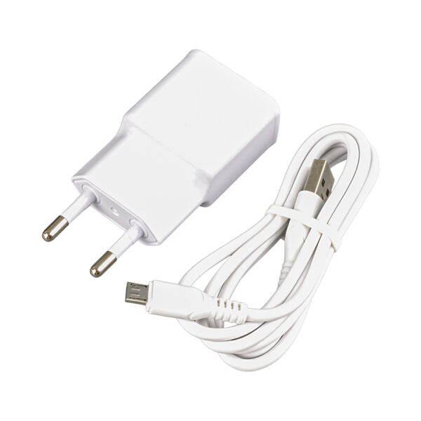 WK-21434 S6 2.1 AMPER ŞARJ BAŞLIK ADAPTÖRÜ + MICRO USB KABLO(NO:3) (4172) - Görsel 3