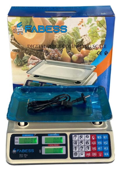 Dijital Göstergeli Elektronik Bakkal Kasap Manav Terazisi 40 Kg (4172)